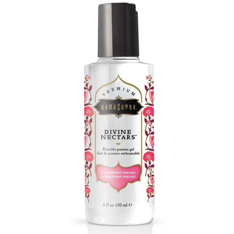 KamaSutra Divine Nectars Strawberry Dream lubricante con sabor a fresa, 150 ml