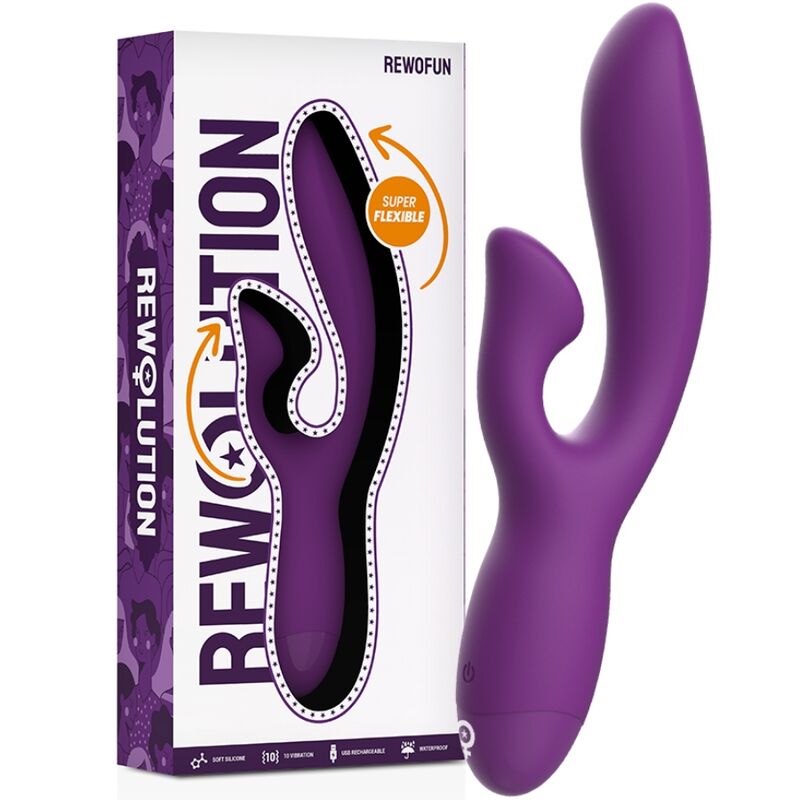 REWOLUTION Rewofun vibrador Rabbit flexible