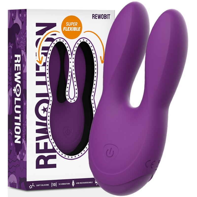 REWOLUTION Rewobit vibrador de clítoris con brazos flexibles