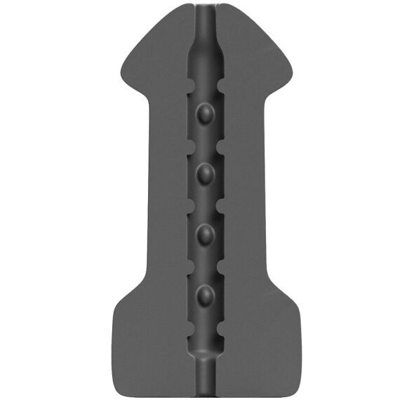 Masturbador ALL BLACK Hook Up, 17 cm