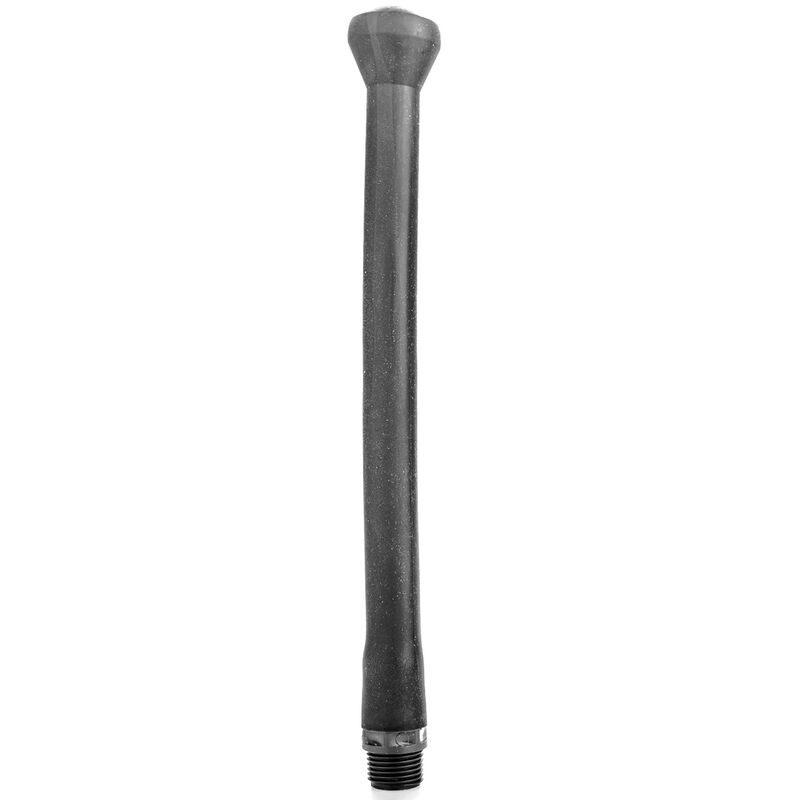 Ducha anal ALL BLACK de silicona con tubo flexible