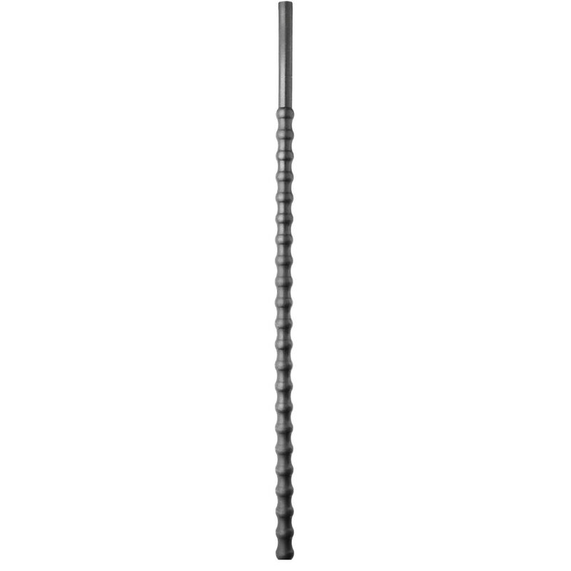 Sonda uretral de silicona ALL BLACK, 24 cm