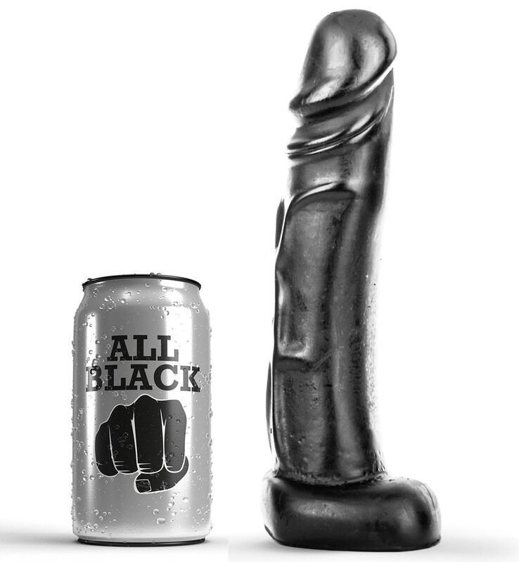Dildo ALL BLACK de 22 cm