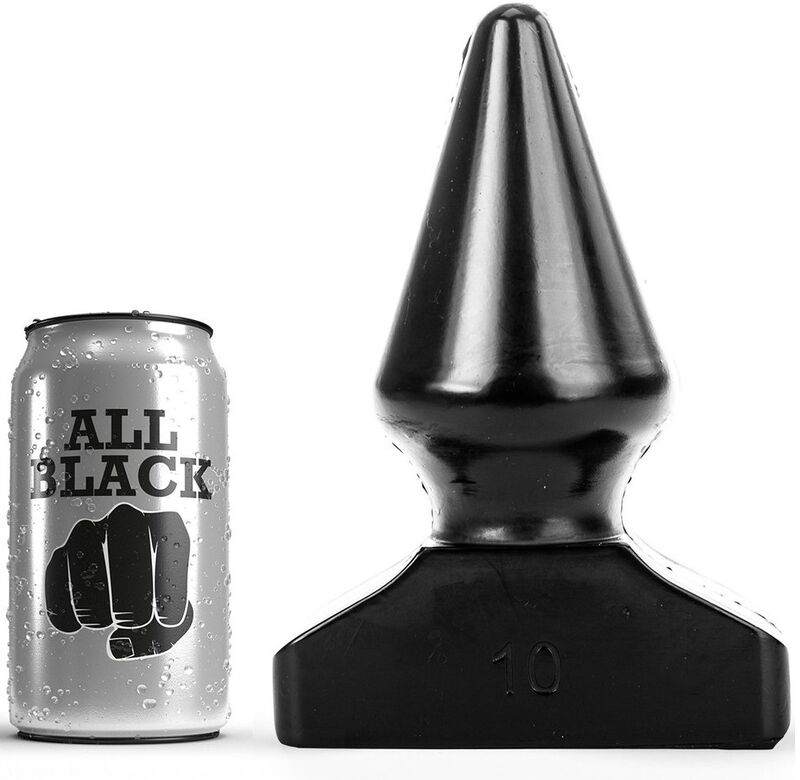 Plug anal ALL BLACK de 20,5 cm