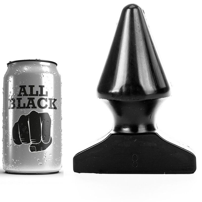 Plug anal ALL BLACK, 17 cm