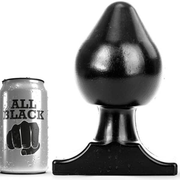 Plug anal ALL BLACK, 19 cm
