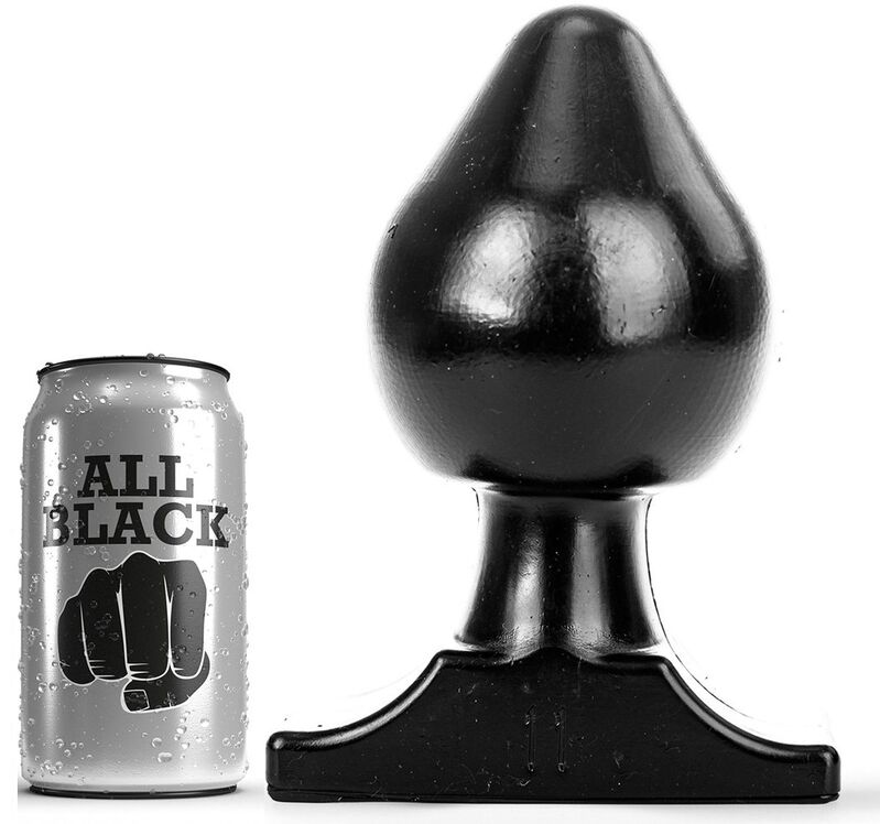 Plug anal ALL BLACK, 19 cm