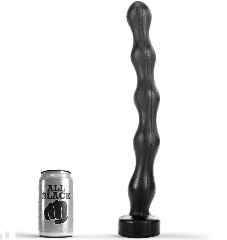 Tapón anal ALL BLACK con cinco cambios de grosor