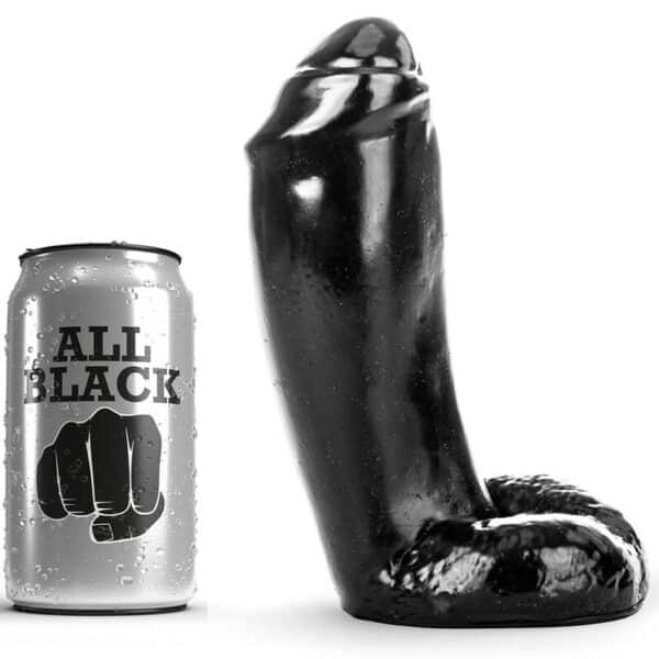 Consolador realista ALL BLACK