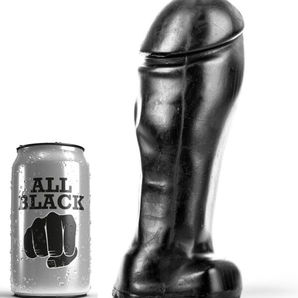Dildo ALL BLACK de 22 cm de largo