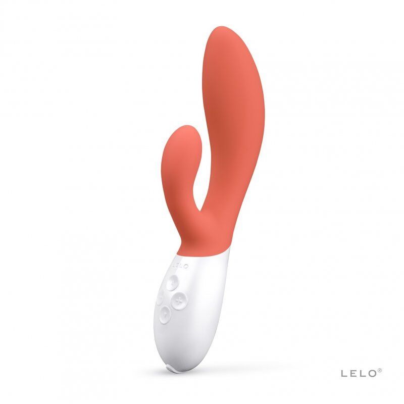 Vibrador tipo rabbit LELO INA 3 en color coral