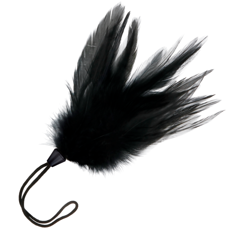 Pluma de cosquillas negra DARKNESS SENSATIONS