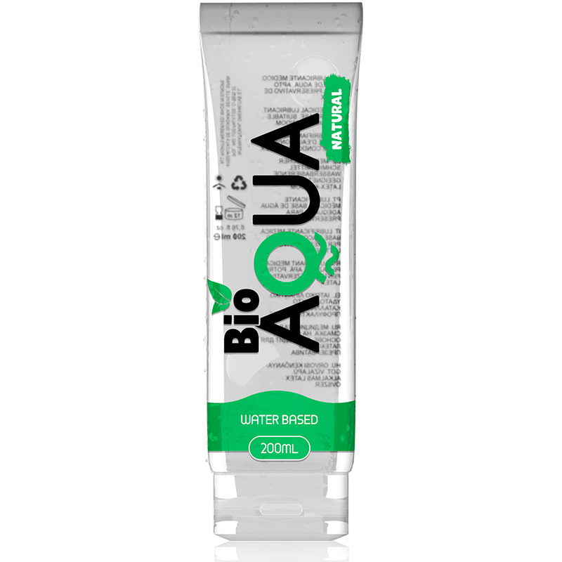 Lubricante BIOAQUA a base de agua, 200 ml