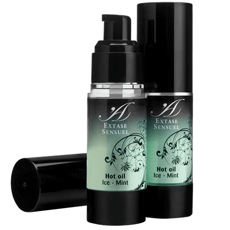 Aceite de masaje Extase Sensual con efecto hielo extra refrescante, 100 ml