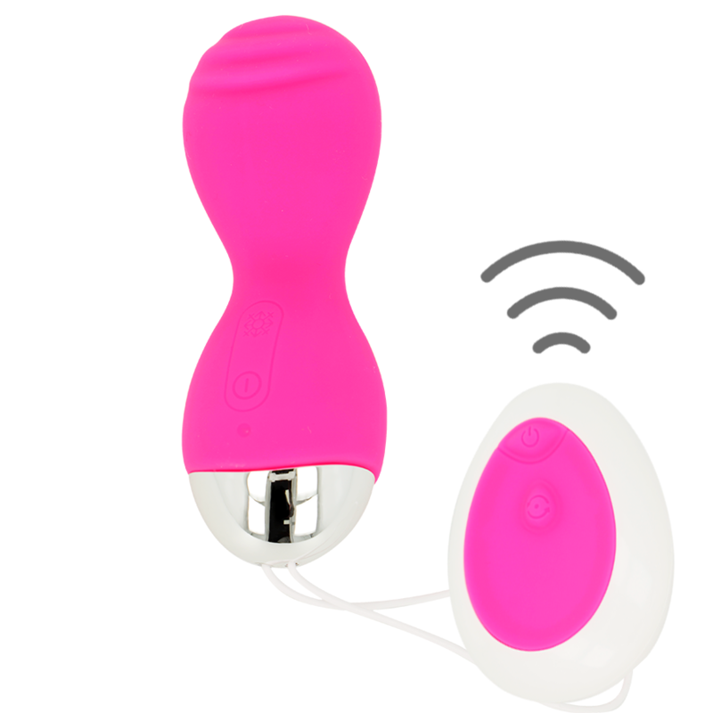 Huevo vibrador flexible OHMAMA con mando a distancia