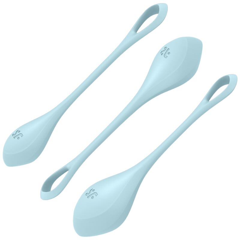 Bolas chinas Satisfyer Yoni Power 2, azules