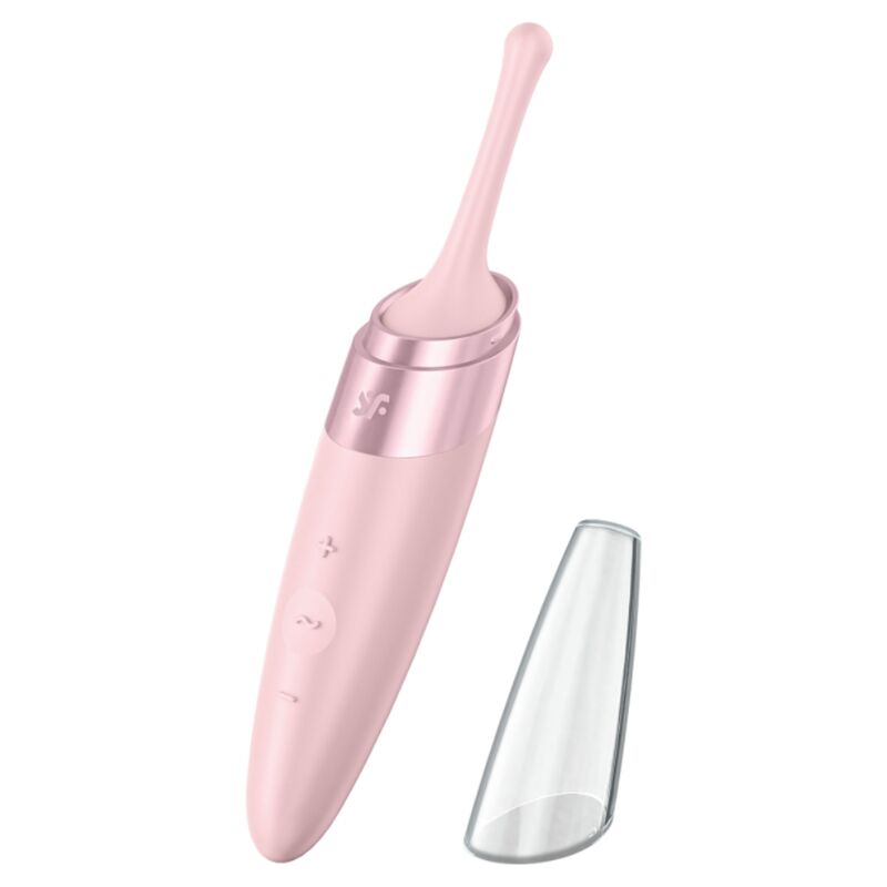 Vibrador de clítoris Satisfyer Twirling Delight, rosa
