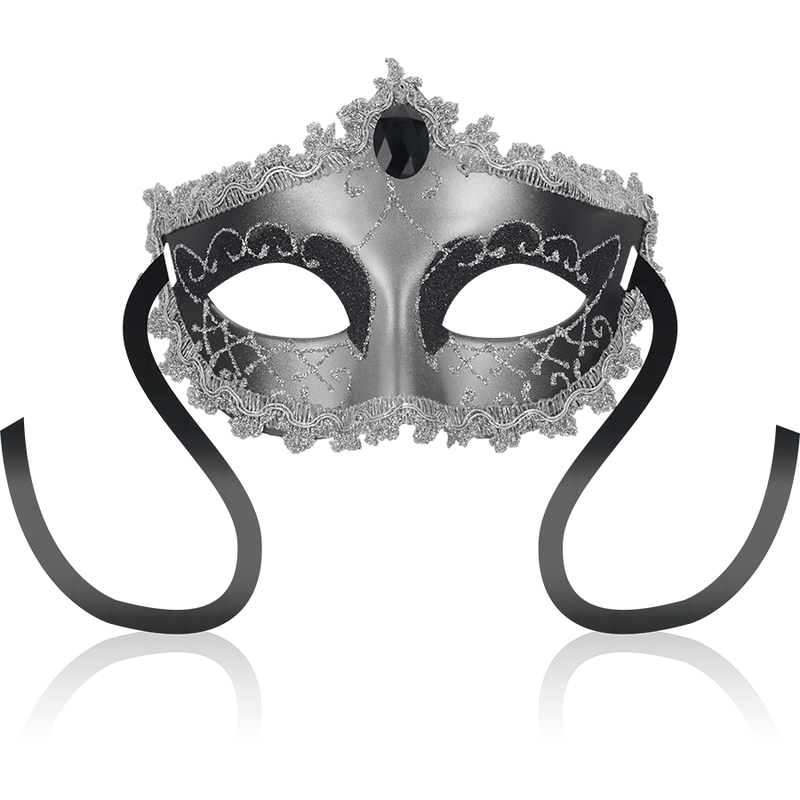 Antifaz OHMAMA Black Diamond gris