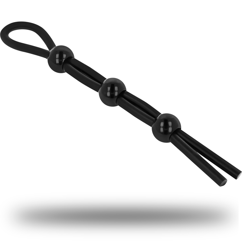 Anillo para pene y testículos sin vibración OHMAMA FETISH