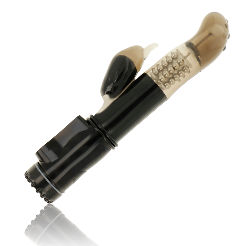 Vibrador de clítoris OHMAMA con rotación y estimulador en forma de delfín