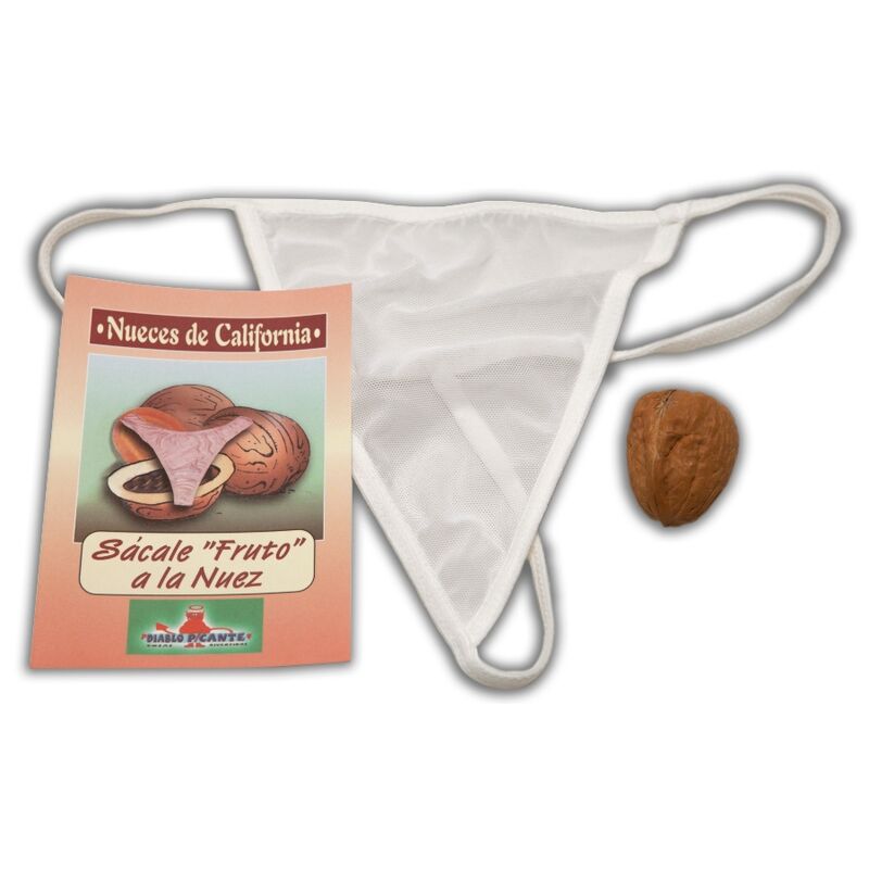 DIABLO PICANTE nuez con tanga rojo