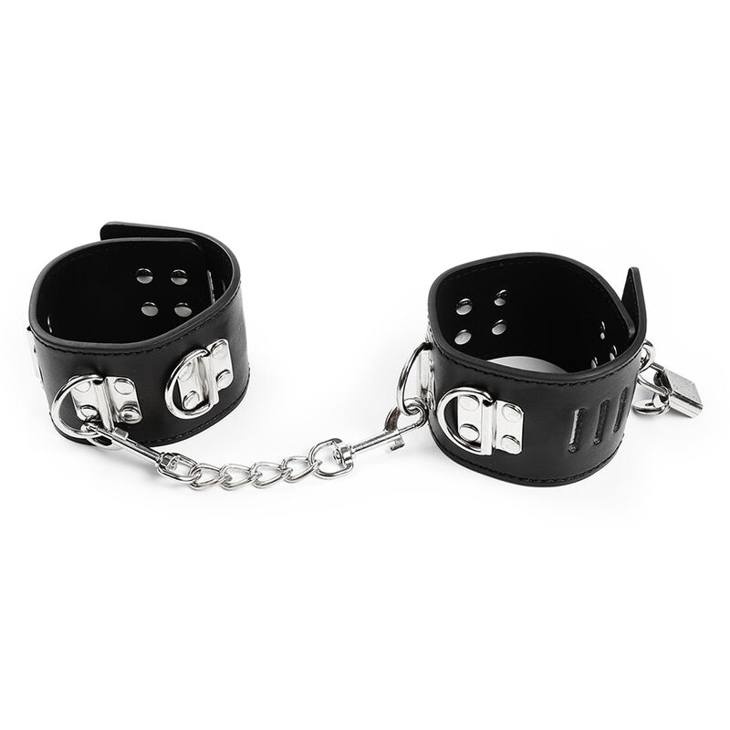 Tobilleras ajustables OHMAMA FETISH de PVC y metal
