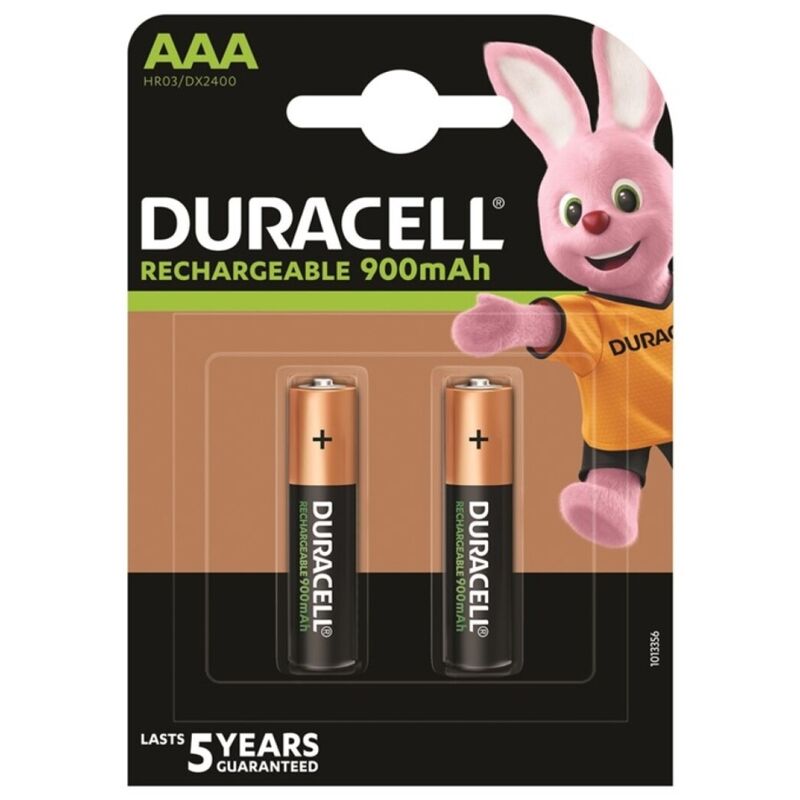 Pila recargable AAA de 900 mAh NiMH de larga duración para dispositivos DURACELL