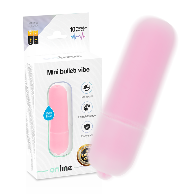 ONLINE Mini Bullet Vibe Pink minivibrador