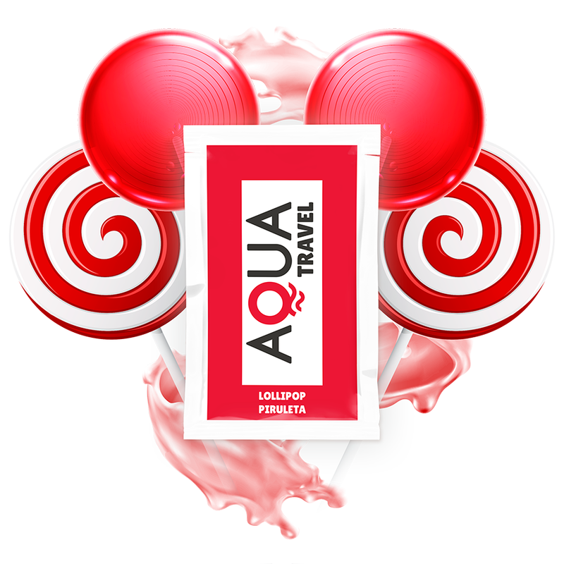 AQUA TRAVEL lubricante con sabor a piruleta, 6 ml