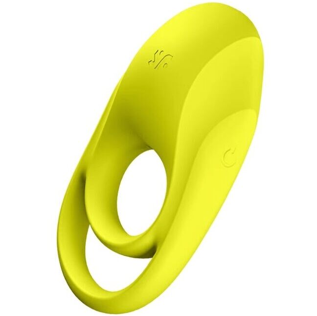Anillo vibrador para el pene Satisfyer Spectacular Duo, amarillo