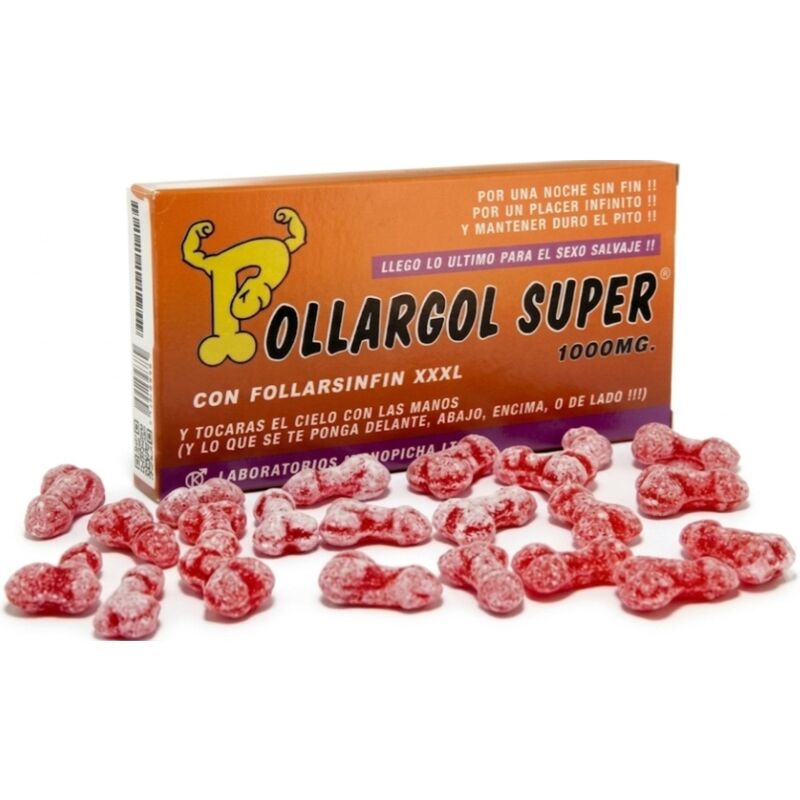 Caja de caramelos Pollargol Super Candy Box de DIABLO GOLOSO, un divertido regalo erótico