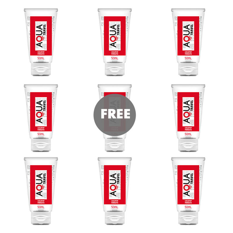 Lubricante de fresa 50 ml a base de agua, intenso y de larga duración AQUA