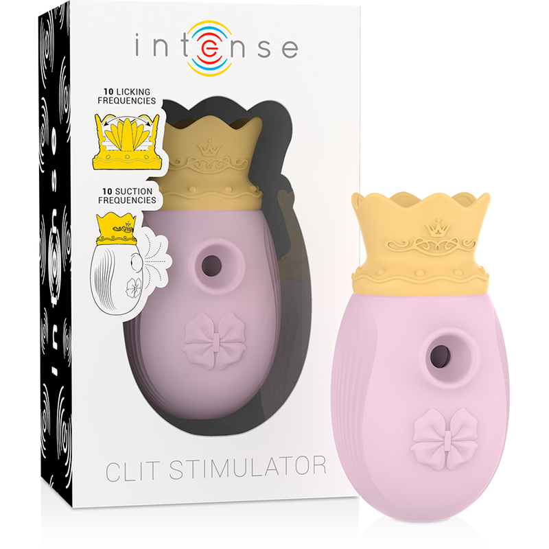 Estimulador de ondas de presión INTENSE con 10 modos de succión y 10 de lamidos, rosa