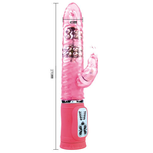BAILE Cute Passion Bunny Rampante, vibrador conejito, 27 cm