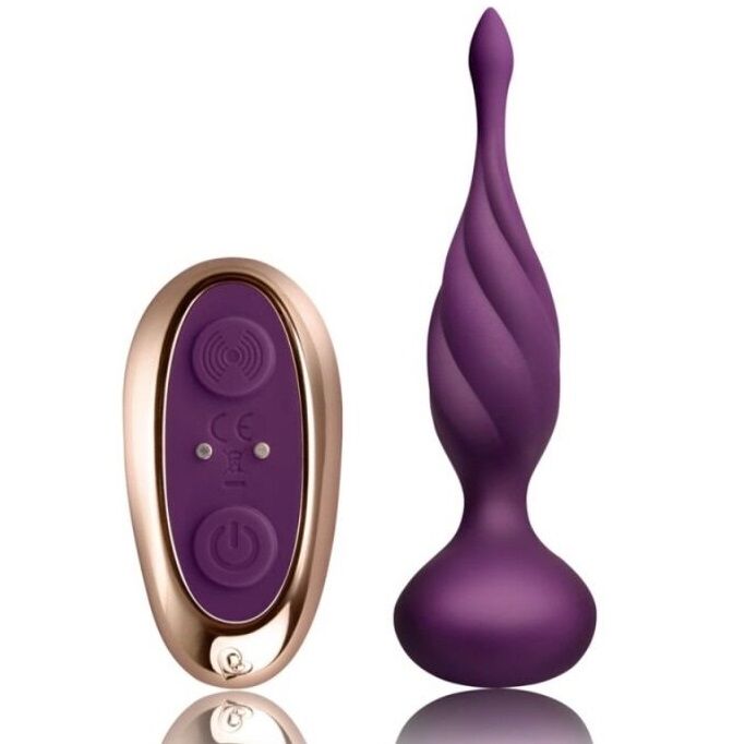 Estimulador anal ROCKS-OFF Discover con mando a distancia