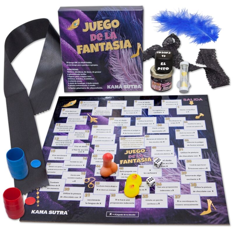 Diablo Picante Fantasies Game, juego de mesa erótico con pintura de chocolate