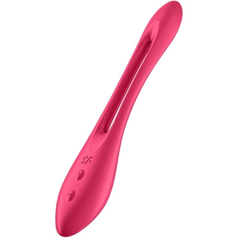 Satisfyer Elastic Joy Multi, vibrador de clítoris rojo