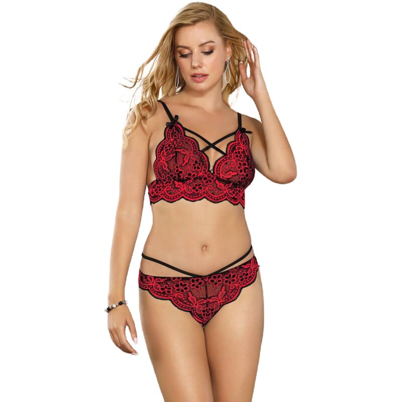 Conjunto de lencería SUBBLIME con top de encaje y tanga
