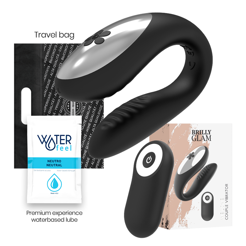 BRILLY GLAM We Love vibrador con mando a distancia
