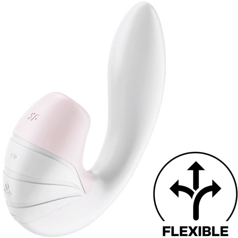 Vibrador para clítoris y punto G con pulsos de aire, de silicona y resistente al agua SATISFYER