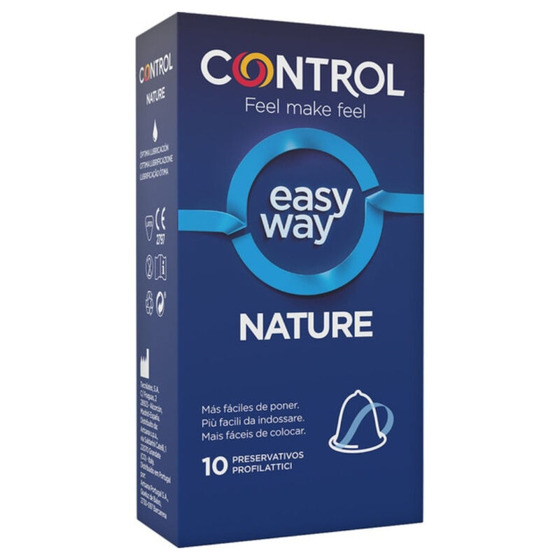 Preservativos estándar CONTROL Nature Easy Way, 10 unidades