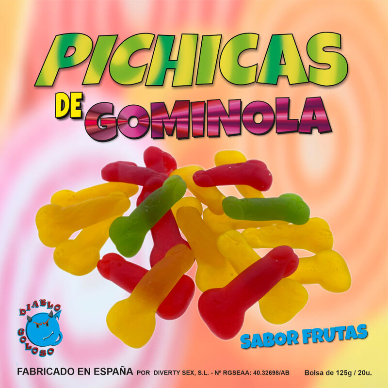 Gominolas con forma de pene DIABLO GOLOSO