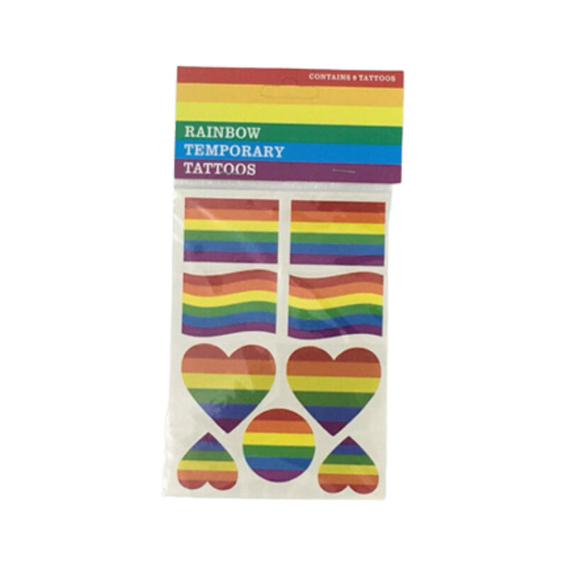 Tatuajes PRIDE con bandera arcoíris