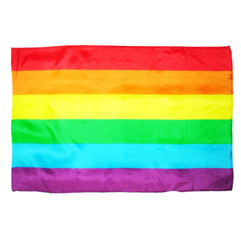 Bandera arcoíris PRIDE LGBT de 90 x 140 cm