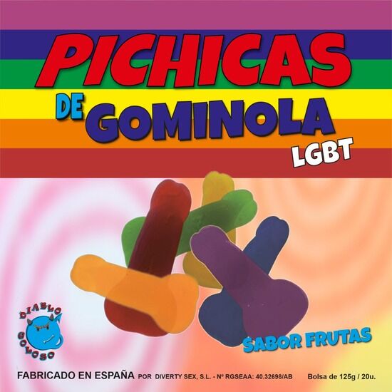 Gominolas PRIDE con forma de pene