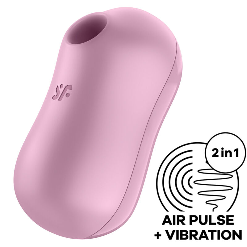 Vibrador de ondas de presión Satisfyer Cotton Candy, lila