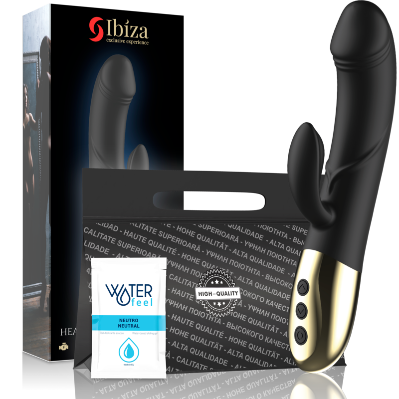 Ibiza Vibrador Anatómico Potente Con Estimulador De Clítoris