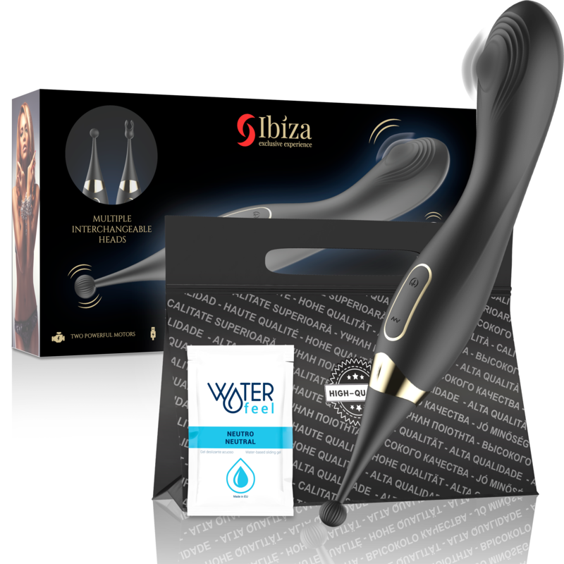 Ibiza Estimulador De Clítoris Intercambiable Y Vibrador De Pulsaciones Para El Punto G