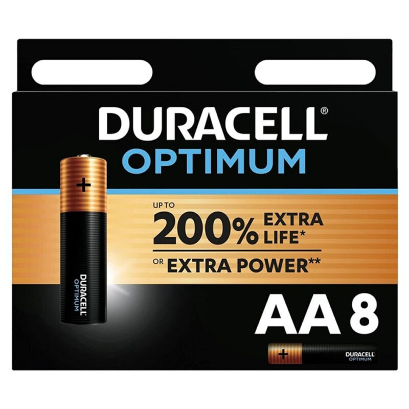 Pilas alcalinas AA de larga duración, ideales para dispositivos de uso diario DURACELL