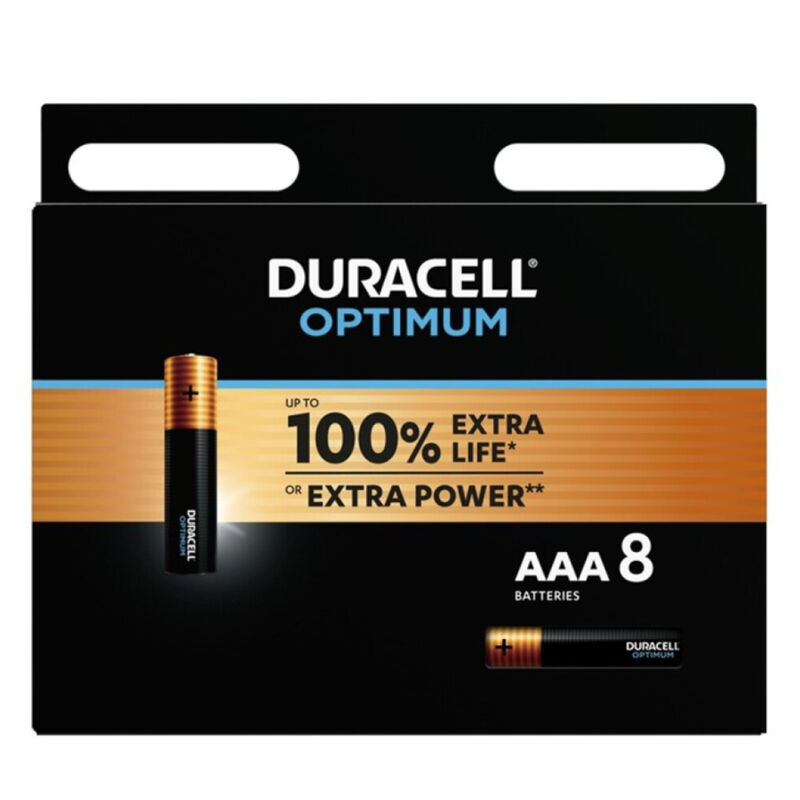 Pilas alcalinas AAA de larga duración y con 10 años de almacenamiento DURACELL